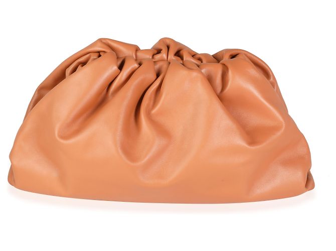 Bottega Veneta The Pouch in pelle di vitello Tan - vista 3