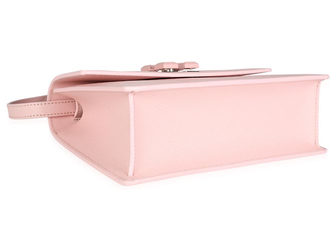 Off White Borsa a tracolla Jitney 2.0 in pelle Saffiano rosa Off-White - vista 6