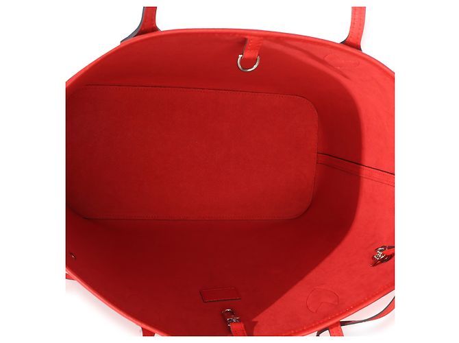 Louis Vuitton Blue Red Epi Neverfull MM - vista 5