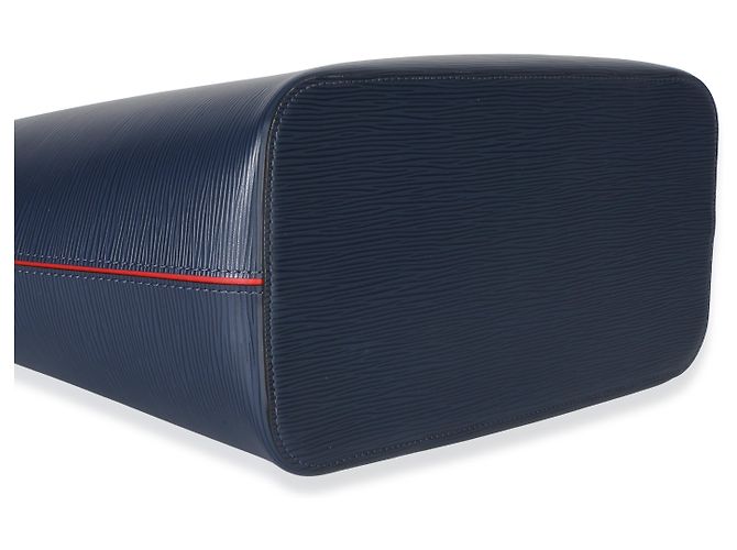 Louis Vuitton Blue Red Epi Neverfull MM - vista 7