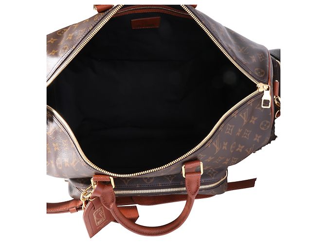 Louis Vuitton x NBA Monogram Canvas Trio Pocket Keepall Marrone - vista 5