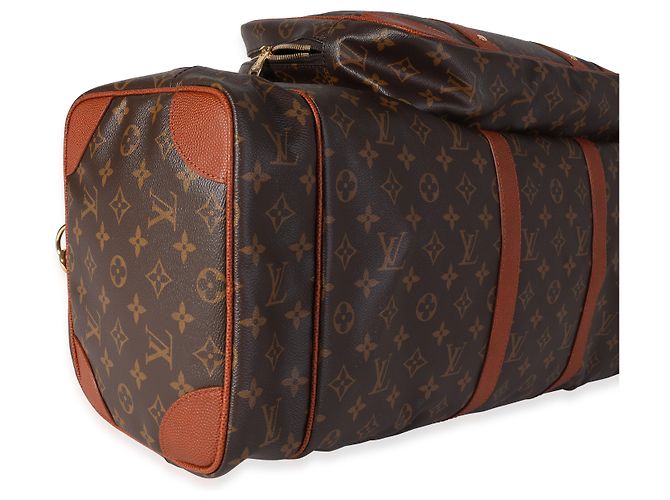 Louis Vuitton x NBA Monogram Canvas Trio Pocket Keepall Marrone - vista 6