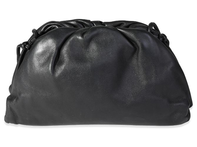 Bottega Veneta Mini Pouch in vitello nero - vista 4