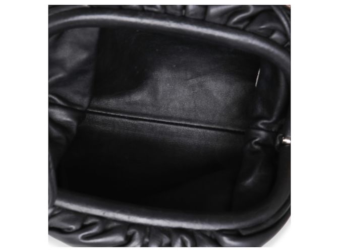 Bottega Veneta Mini Pouch in vitello nero - vista 6