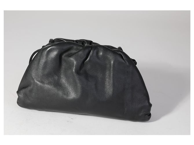 Bottega Veneta Mini Pouch in vitello nero - vista 7
