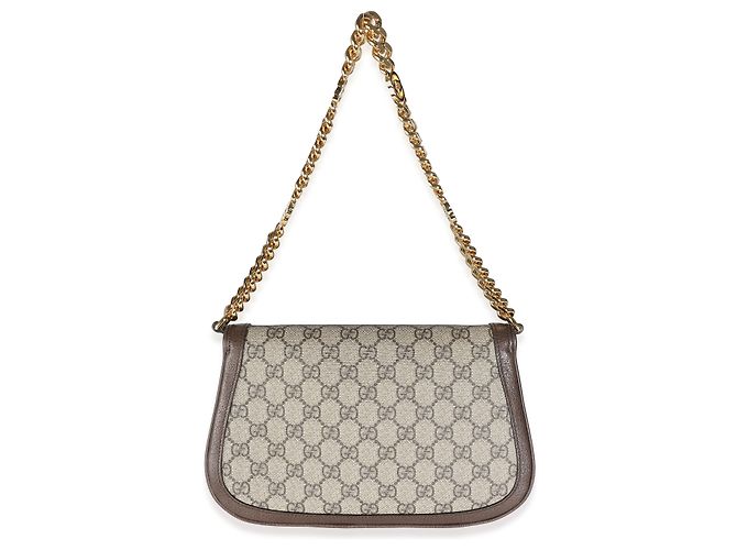 Borsa a tracolla Blondie in tela GG Supreme beige Gucci - vista 2