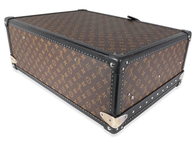 Bauletto Alzer 60 in pelle Monogram Macassar & nera Louis Vuitton Marrone - vista 6