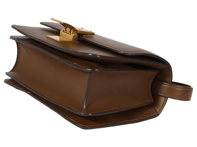 Céline Piccola borsa Box in pelle liscia marrone Celine - vista 6