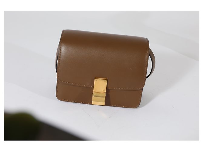 Céline Piccola borsa Box in pelle liscia marrone Celine - vista 8