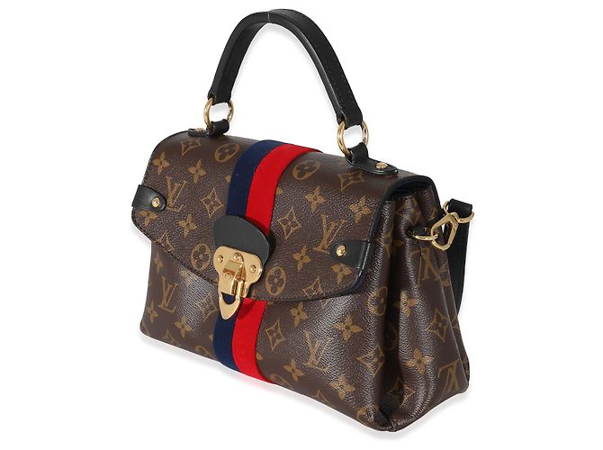Louis Vuitton Monogram Canvas Georges BB Marrone Rosso Blu - vista 3