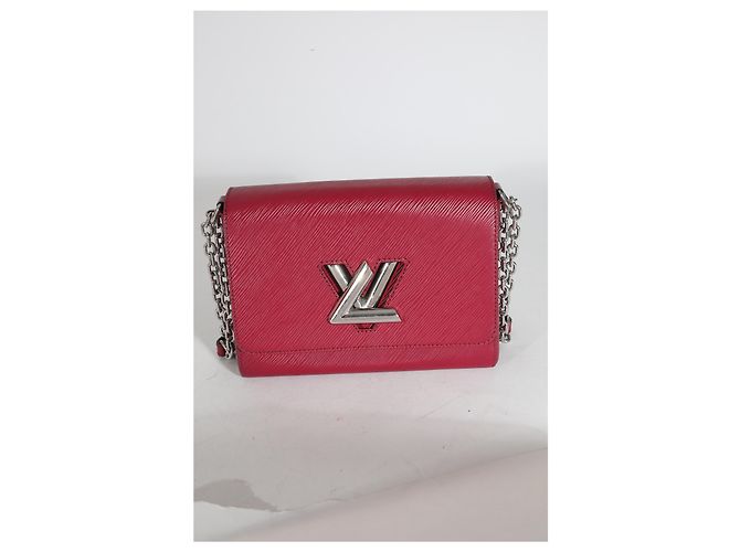 Louis Vuitton Fuchsia Epi Twist MM Rosa Rosso - vista 8