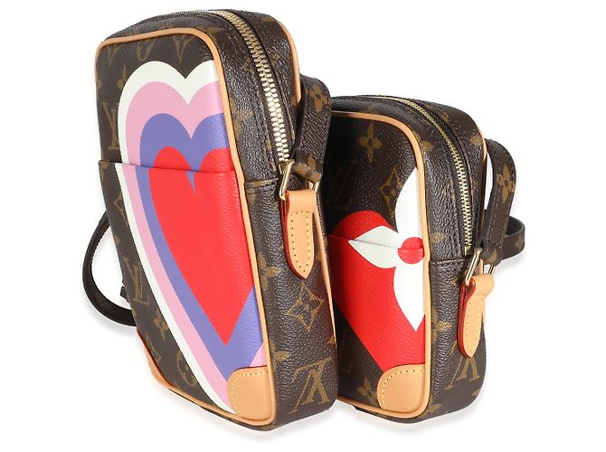 Onthego Set Game On Paname in tela Monogram Louis Vuitton Marrone Multicolore - vista 2