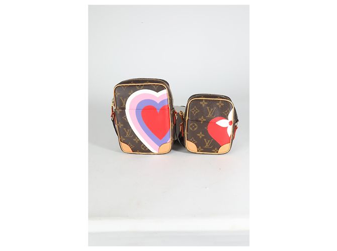 Onthego Set Game On Paname in tela Monogram Louis Vuitton Marrone Multicolore - vista 4