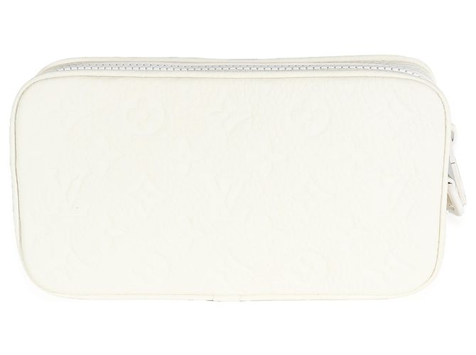 Louis Vuitton Pochette Volga en cuir Taurillon monogramme blanc - vue 2