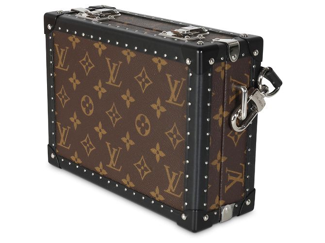 Clutch Louis Vuitton Monogram Macassar Canvas Marrone - vista 3