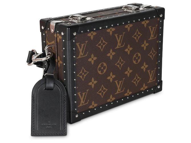 Clutch Louis Vuitton Monogram Macassar Canvas Marrone - vista 4