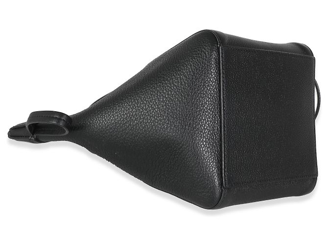 Borsa Tote Mini Origami in vitello nero Fendi Marrone - vista 6