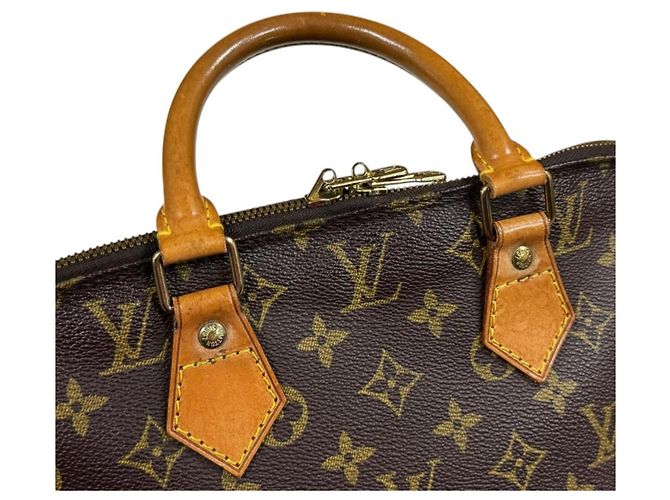 Borsa Louis Vuitton Alma Monogram Marrone - vista 10