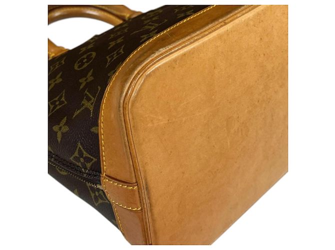 Borsa Louis Vuitton Alma Monogram Marrone - vista 9