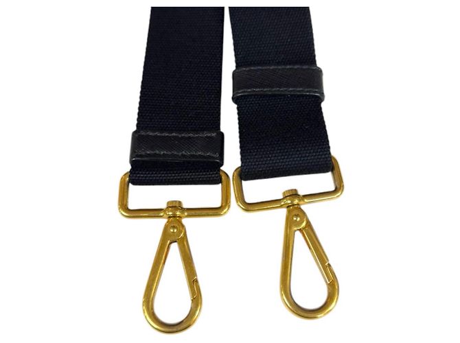 Borsa a Spalla Prada Canapa - Tela Nera Nero - vista 14