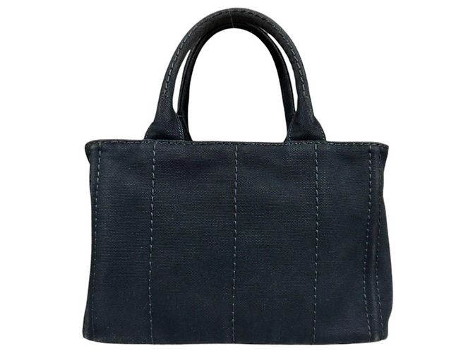 Borsa a Spalla Prada Canapa - Tela Nera Nero - vista 3