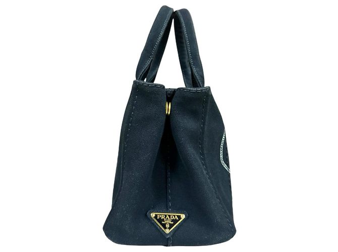 Borsa a Spalla Prada Canapa - Tela Nera Nero - vista 4