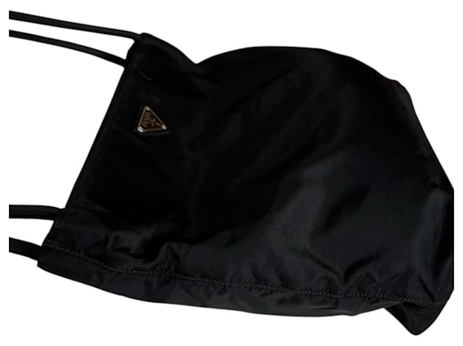 Prada Nylon Tote Bag Black - view 12