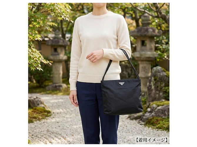 Prada Nylon Tote Bag Black - view 15