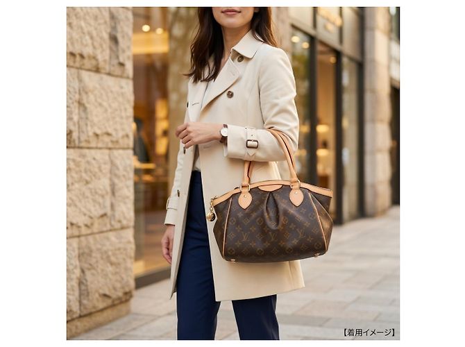 Borsa Louis Vuitton Tivoli PM Monogram Marrone - vista 12