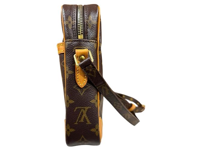 Borsa a Spalla Louis Vuitton Danube Monogram Marrone - vista 5