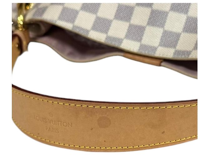 Borsa a Spalla Louis Vuitton Graceful PM Damier Azur Bianco - vista 12