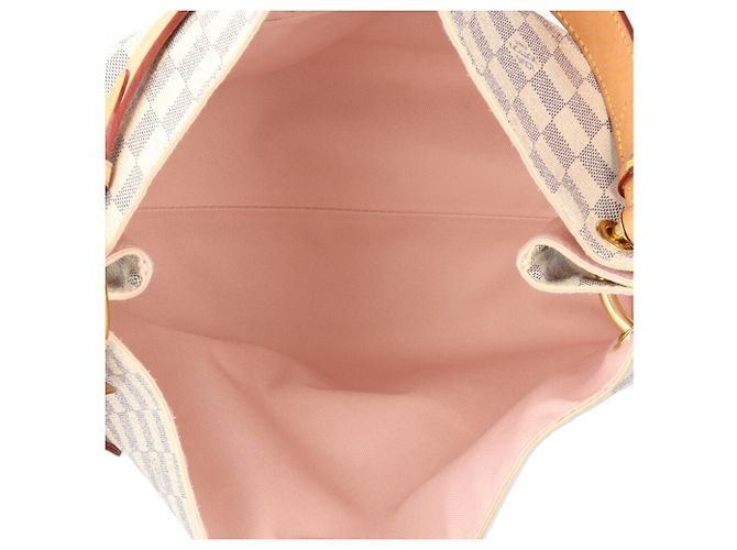 Borsa a Spalla Louis Vuitton Graceful PM Damier Azur Bianco - vista 6