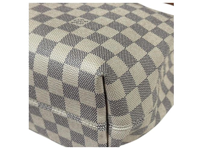 Borsa a Spalla Louis Vuitton Graceful PM Damier Azur Bianco - vista 8