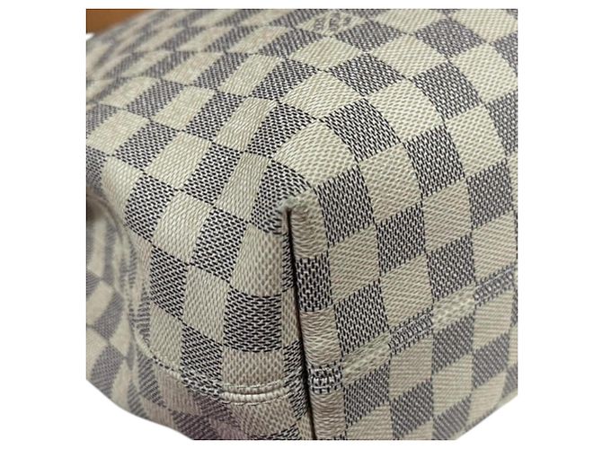 Borsa a Spalla Louis Vuitton Graceful PM Damier Azur Bianco - vista 9