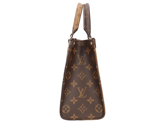 Borsa a Spalla Louis Vuitton OnTheGo PM Monogram Giant Marrone - vista 4