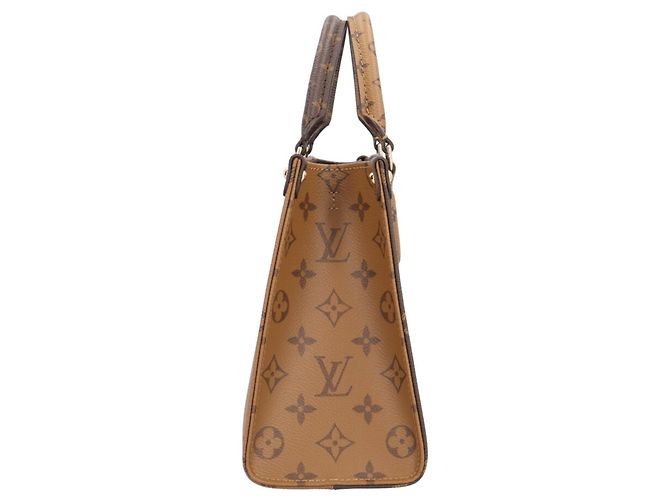 Borsa a Spalla Louis Vuitton OnTheGo PM Monogram Giant Marrone - vista 5