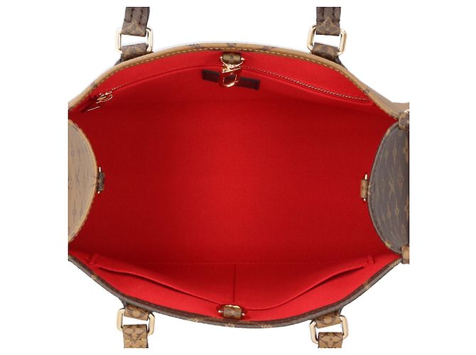 Borsa a Spalla Louis Vuitton OnTheGo PM Monogram Giant Marrone - vista 8