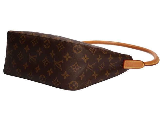Borsa a tracolla Louis Vuitton Looping MM Monogram Marrone - vista 6