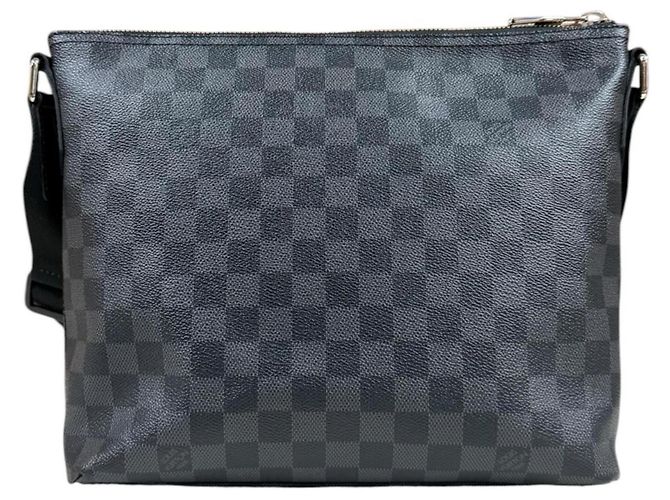 Borsa a tracolla Louis Vuitton Mick PM Damier Graphite Marrone Nero - vista 3