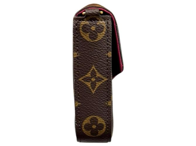 Pochette Félicie Pochette Felicie Monogram Louis Vuitton Borsa a Spalla Marrone Fuschia - vista 4