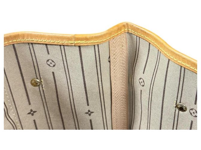 Borsa Tote Louis Vuitton Neverfull MM Monogram Marrone - vista 10