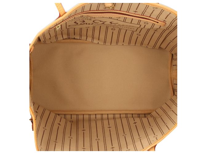 Borsa Tote Louis Vuitton Neverfull MM Monogram Marrone - vista 8
