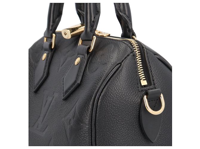Bolso de Hombro Louis Vuitton Speedy Bandoulière 20 Negro - vista 8