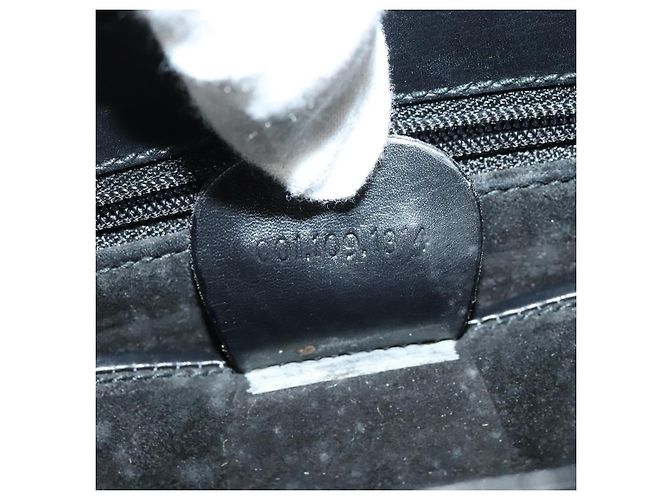 Gucci Vintage Flat Messenger in Nylon e Pelle Nero - vista 7