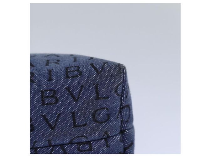 Bulgari Pouch Bvlgari Canvas Blu - vista 7