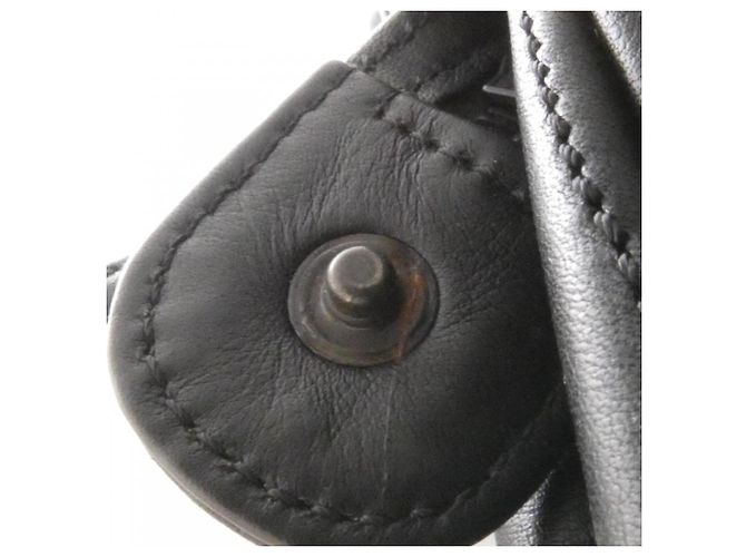 Borsa Chanel in pelle nera Nero - vista 5
