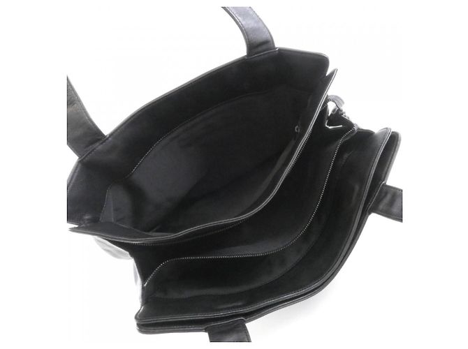 Borsa Chanel in pelle nera Nero - vista 8
