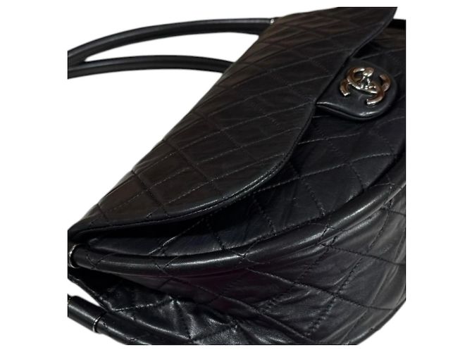 Borsa Chanel Hula Hoop Medium Matelassé Nero - vista 10