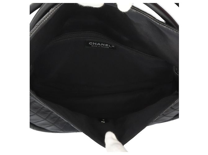 Borsa Chanel Hula Hoop Medium Matelassé Nero - vista 6