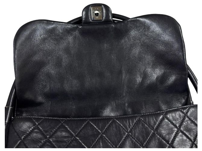 Borsa Chanel Hula Hoop Medium Matelassé Nero - vista 7